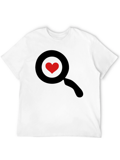 Heart Search Black T-Shirt
