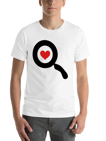 Heart Search Black T-Shirt