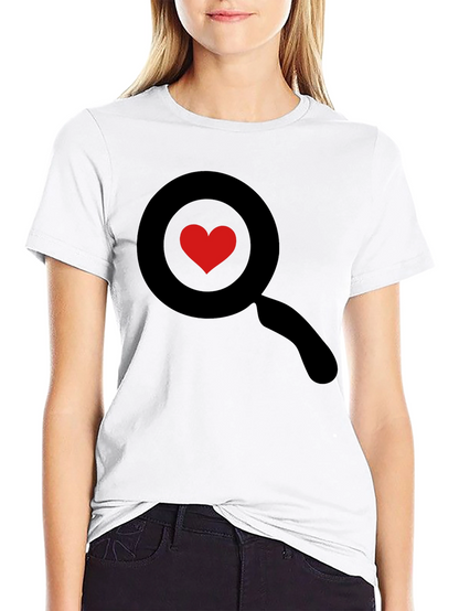 Heart Search Black T-Shirt