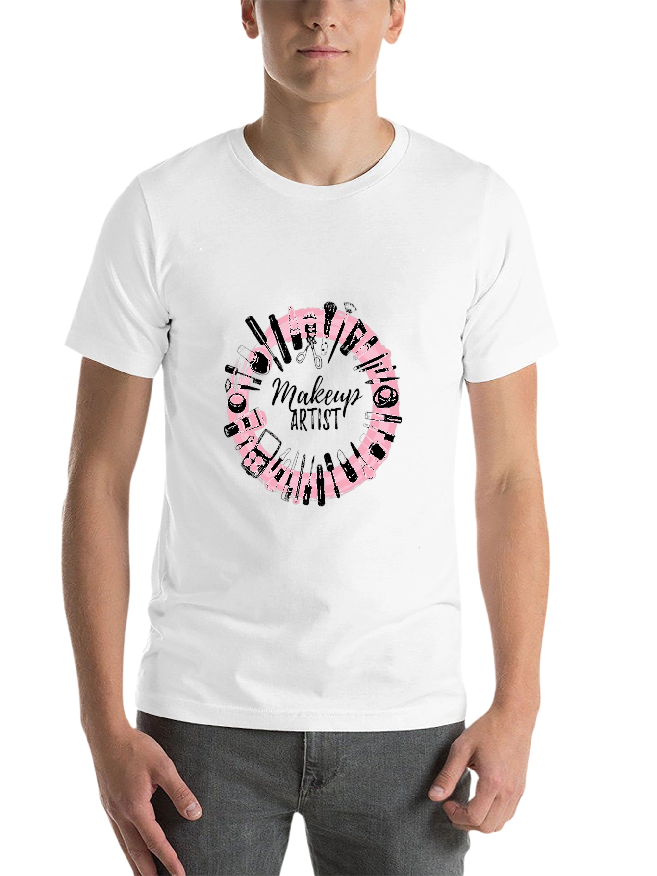 Makeup Artist Graphic Tee - Stylish & Comfortable