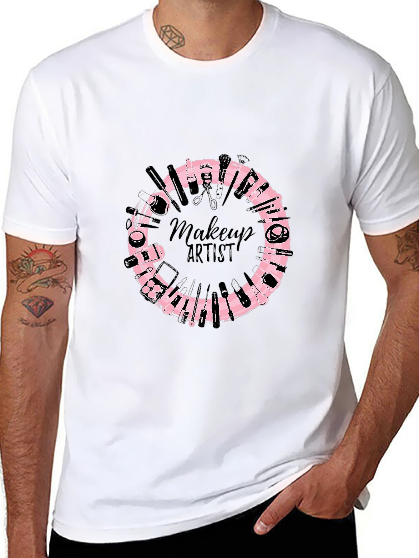 Makeup Artist Graphic Tee - Stylish & Comfortable