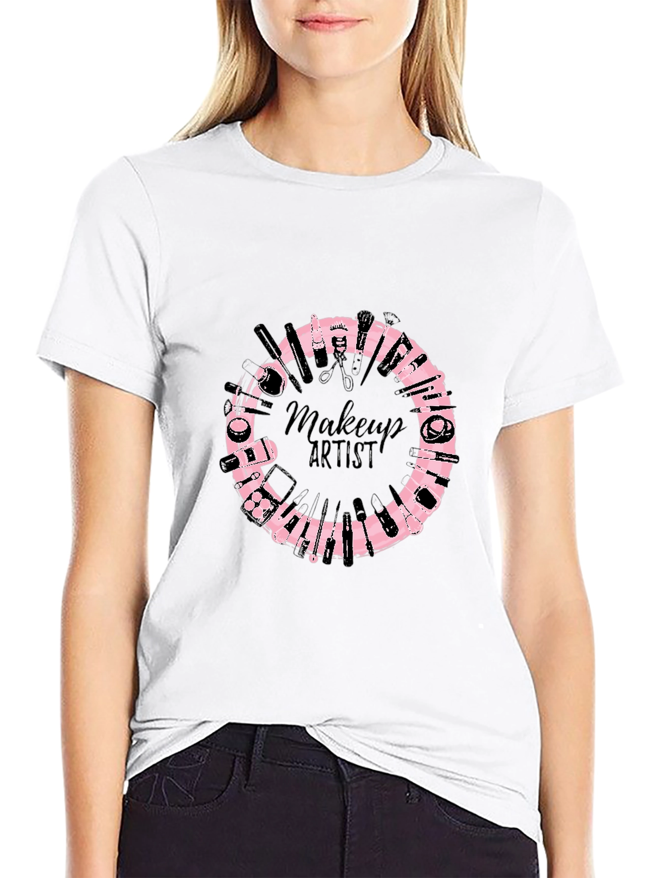Makeup Artist Graphic Tee - Stylish & Comfortable
