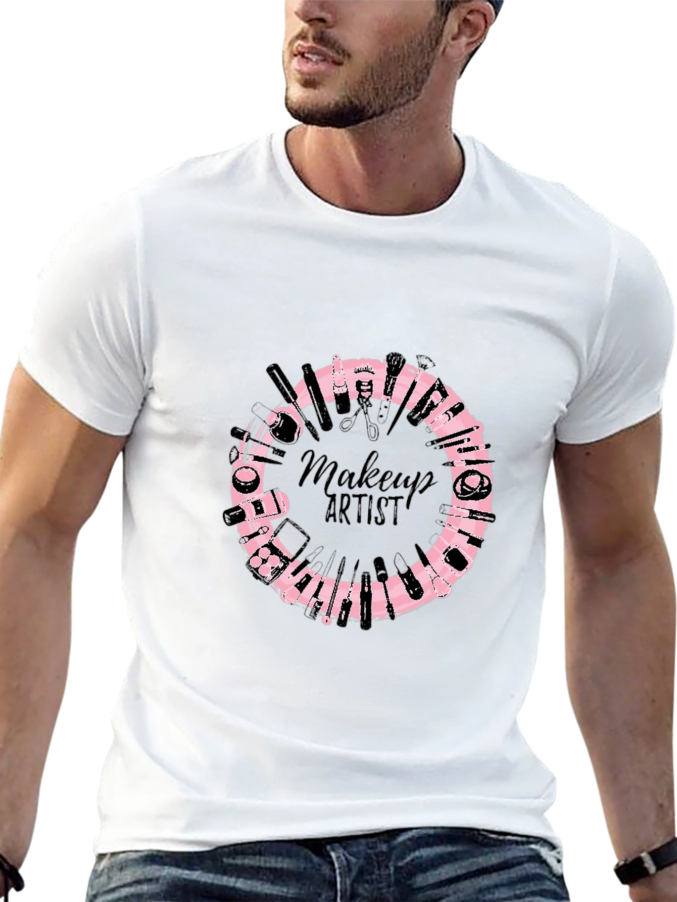 Makeup Artist Graphic Tee - Stylish & Comfortable
