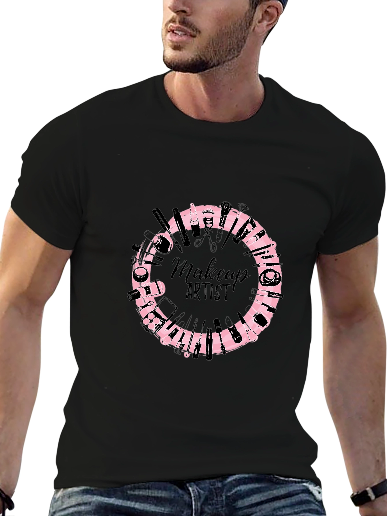 Makeup Artist Graphic Tee - Stylish & Comfortable