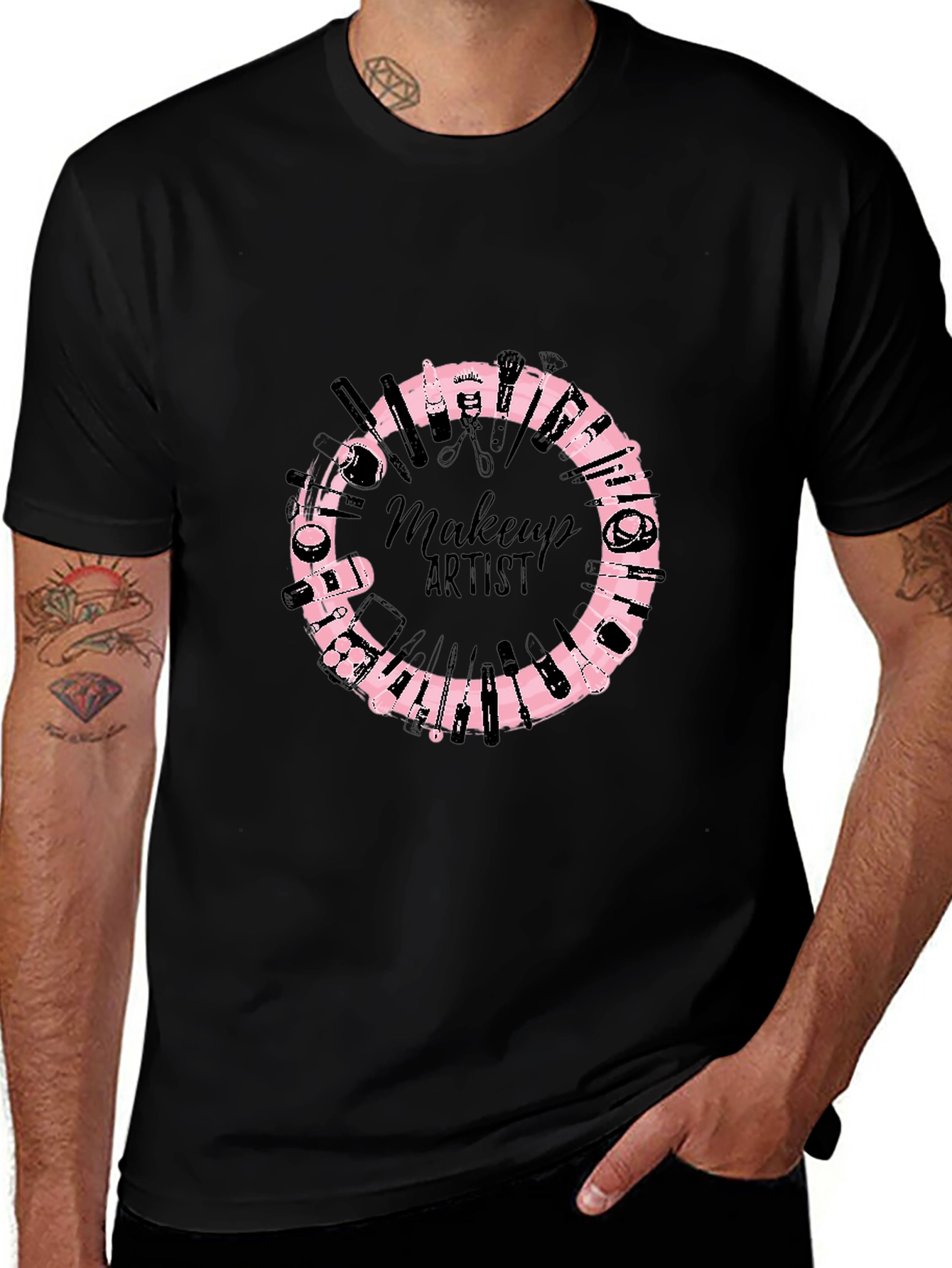 Makeup Artist Graphic Tee - Stylish & Comfortable
