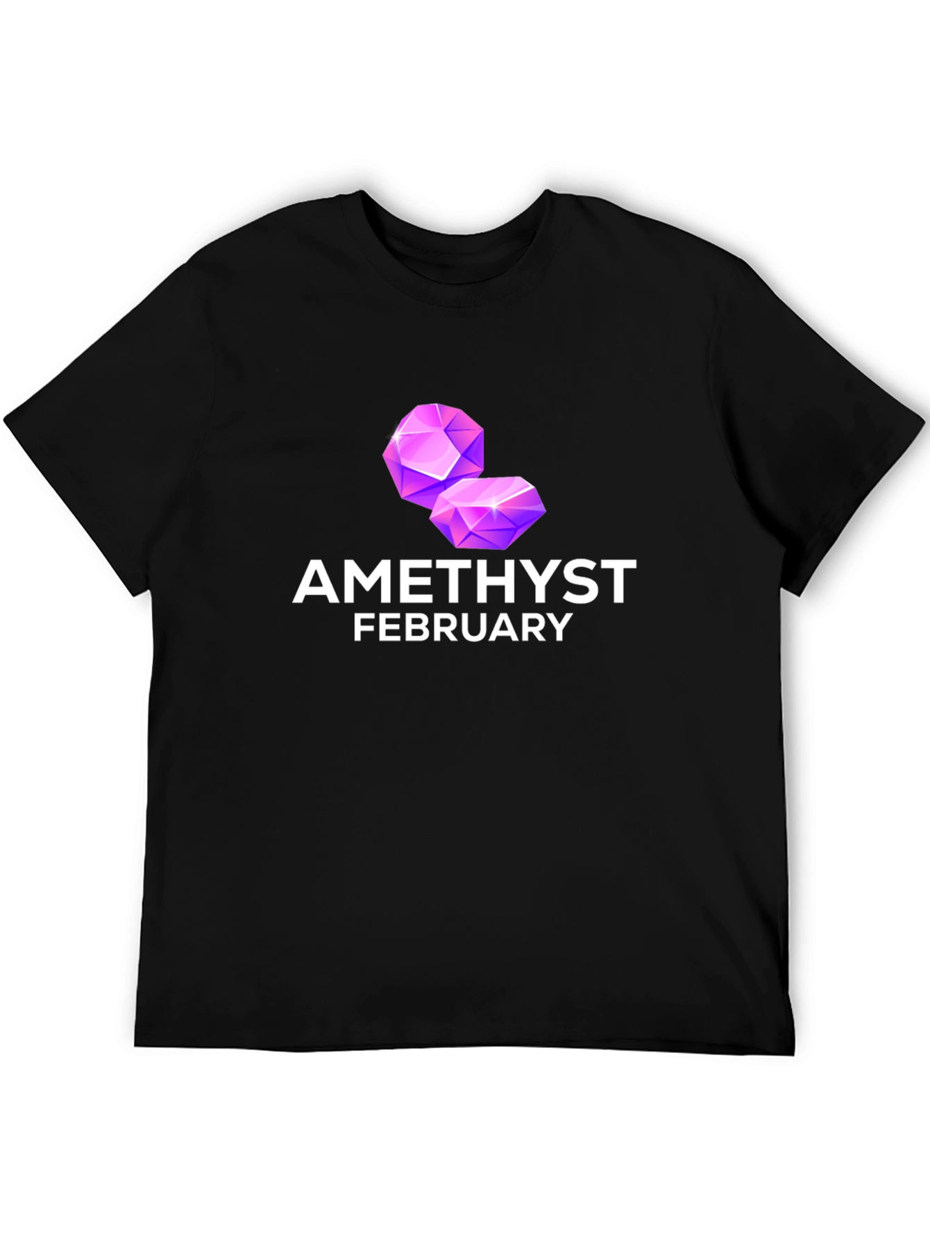 Amethyst February Birthstone T-Shirt