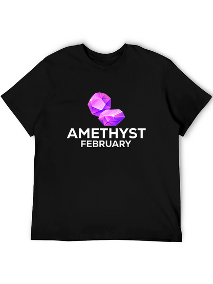 Amethyst February Birthstone T-Shirt