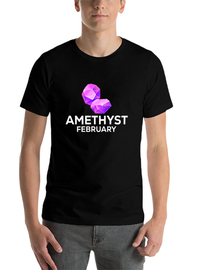 Amethyst February Birthstone T-Shirt