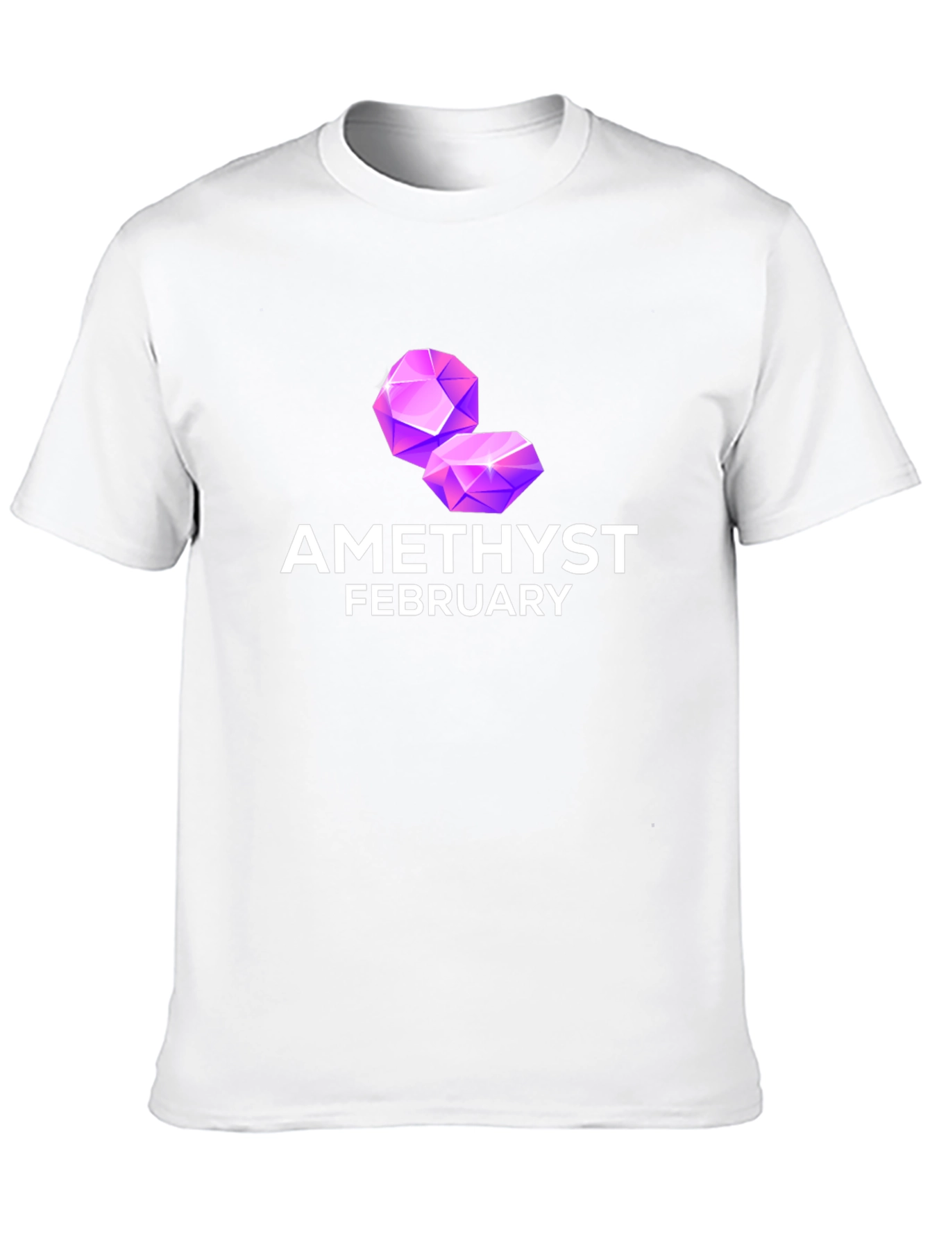 Amethyst February Birthstone T-Shirt