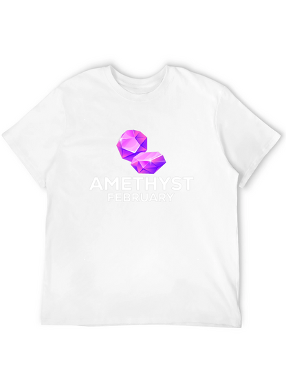 Amethyst February Birthstone T-Shirt
