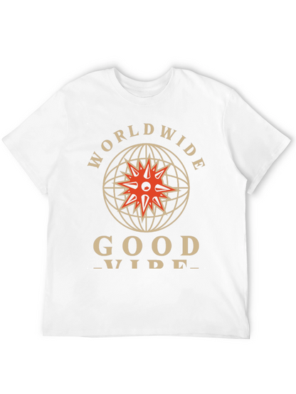 Worldwide Good Vibes Black Graphic Tee