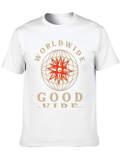 Worldwide Good Vibes Black Graphic Tee