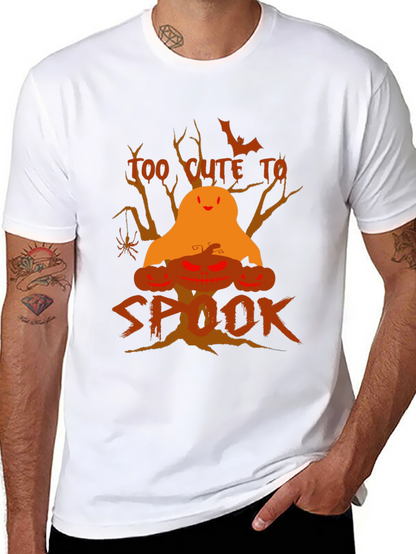 Halloween Too Cute to Spook Black T-Shirt