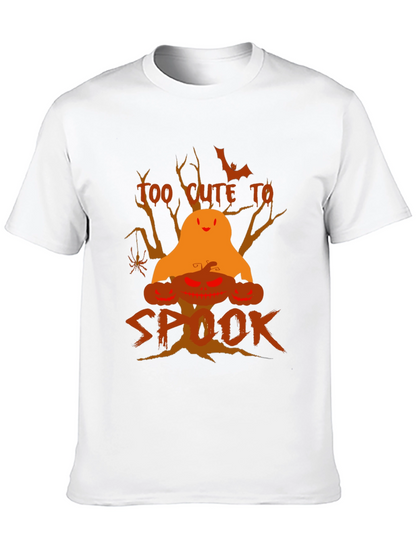 Halloween Too Cute to Spook Black T-Shirt
