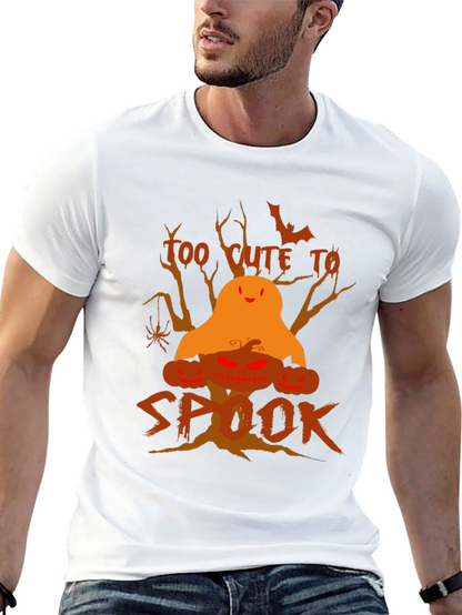 Halloween Too Cute to Spook Black T-Shirt