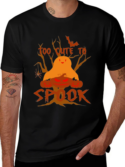 Halloween Too Cute to Spook Black T-Shirt