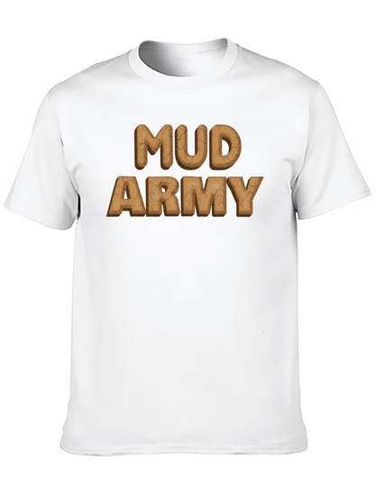 Mud Army Graphic Tee - Mens Black T-Shirt