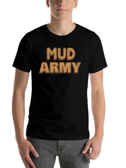 Mud Army Graphic Tee - Mens Black T-Shirt