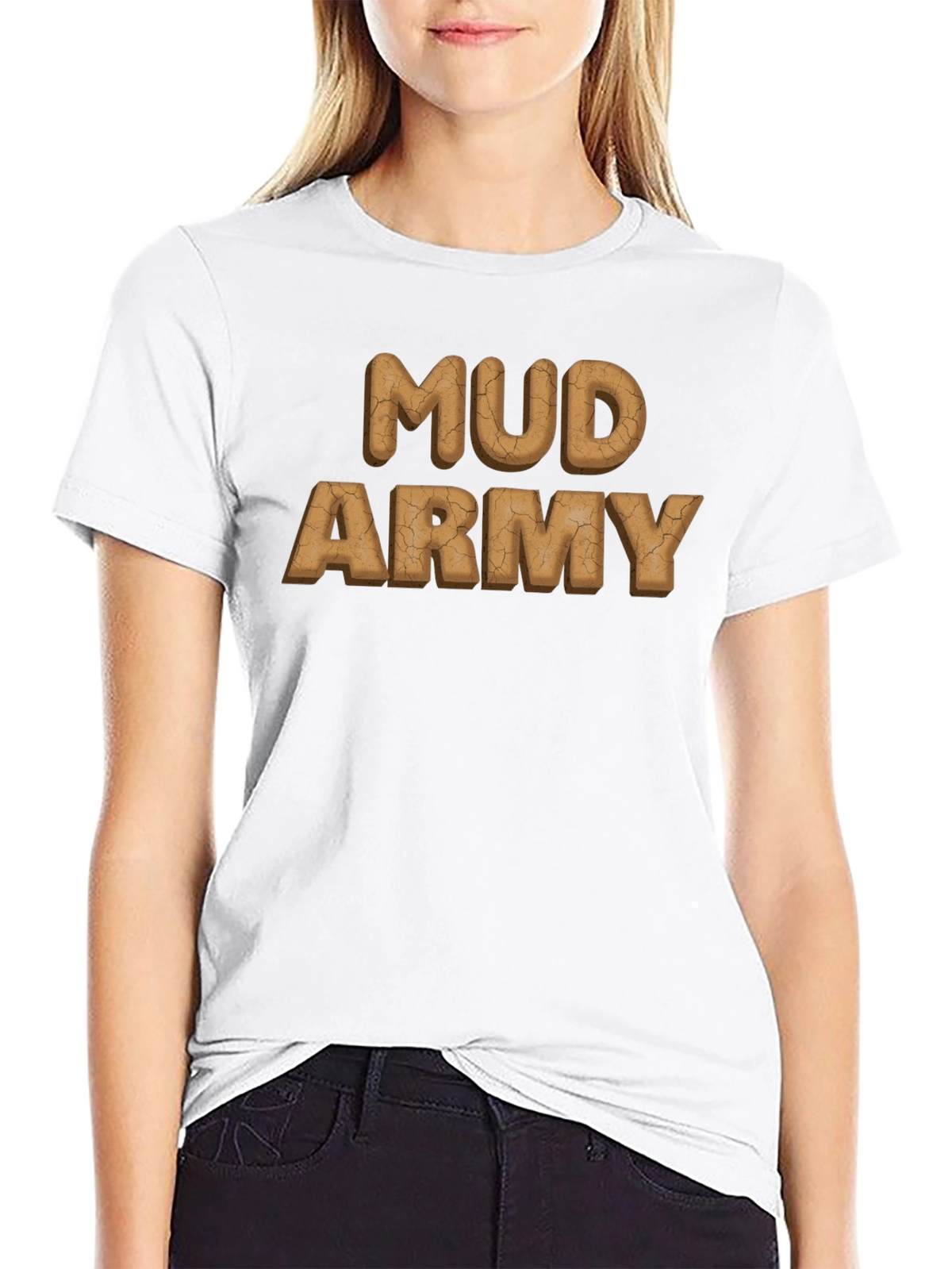 Mud Army Graphic Tee - Mens Black T-Shirt