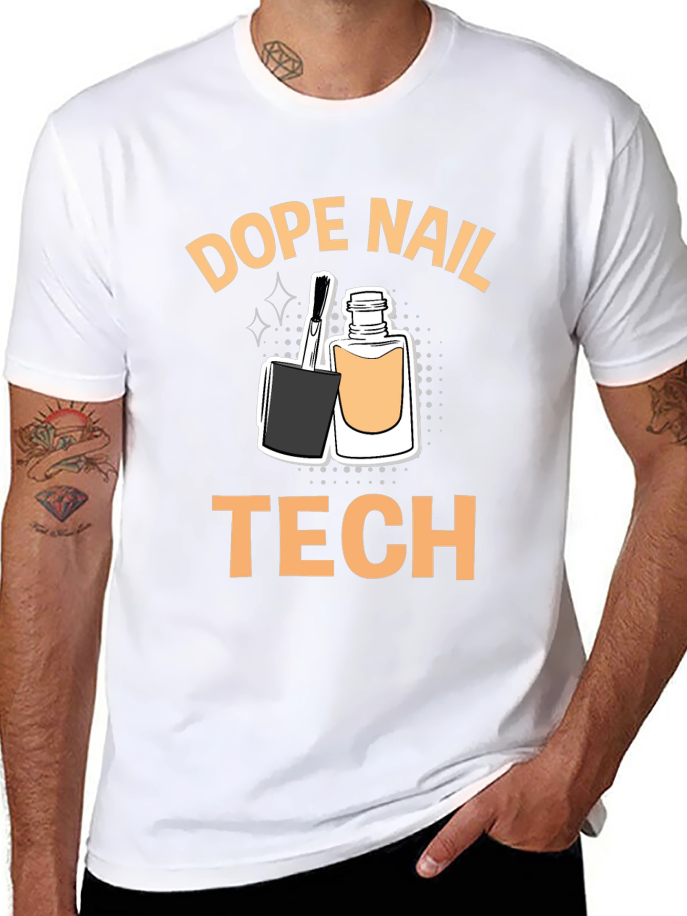 Dope Nail Tech T-Shirt - Manicure Artist Apparel
