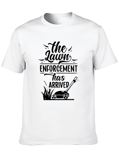 Lawn Enforcement Funny Graphic Tee