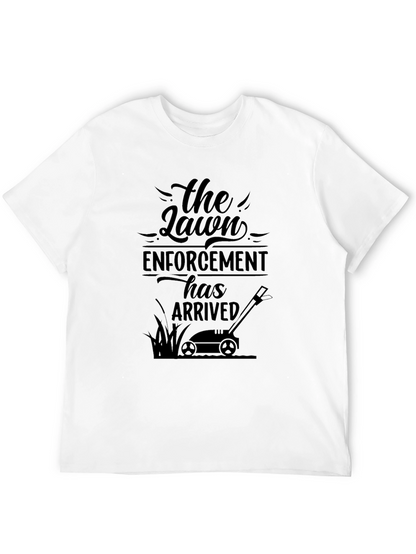 Lawn Enforcement Funny Graphic Tee