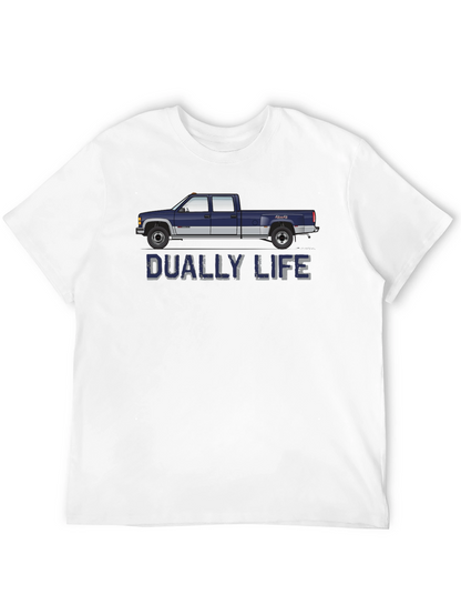 Dually Life Truck T-Shirt - Black Graphic Tee