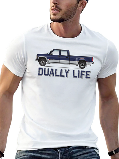 Dually Life Truck T-Shirt - Black Graphic Tee