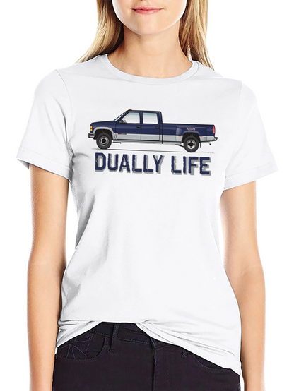 Dually Life Truck T-Shirt - Black Graphic Tee