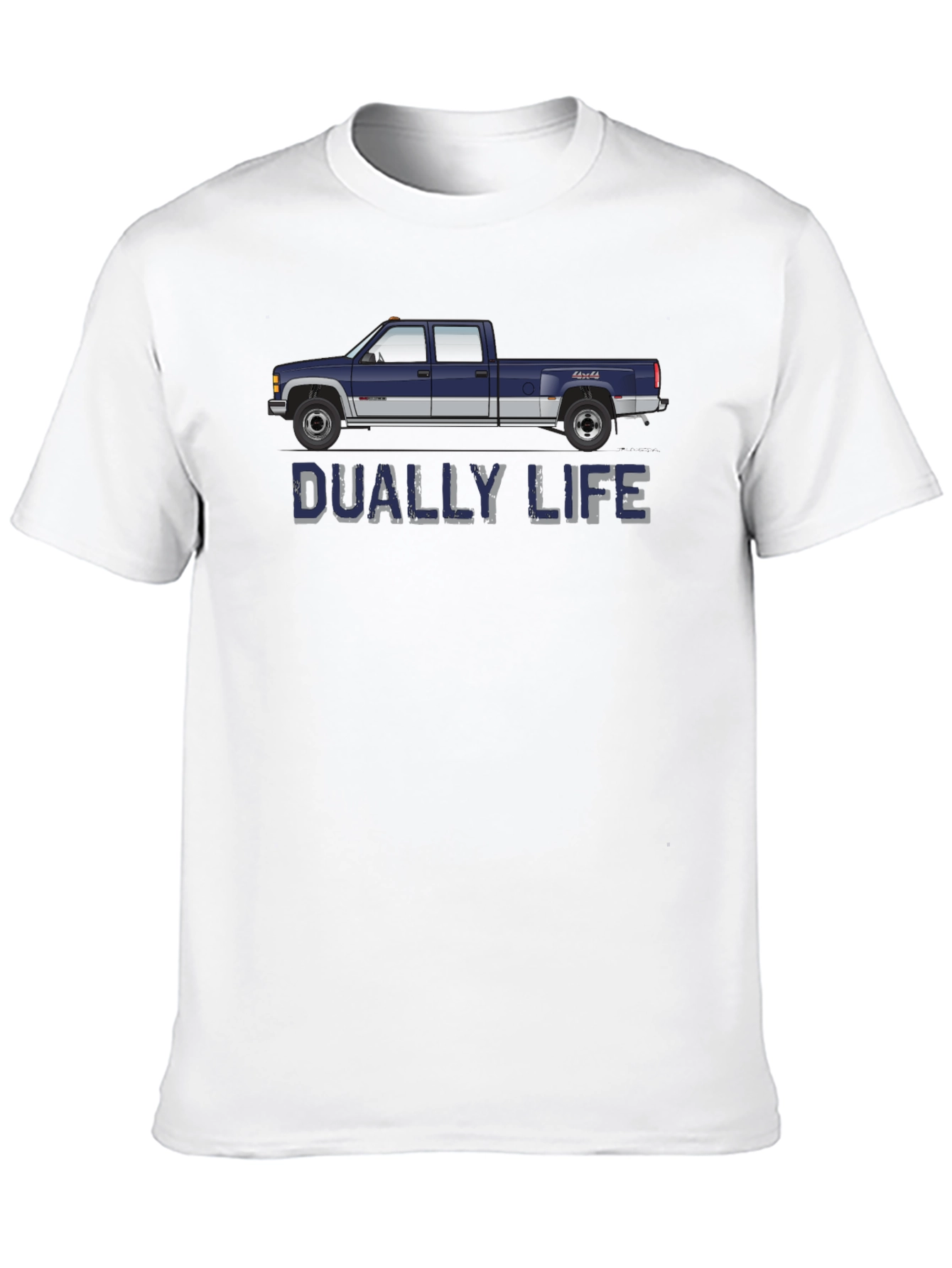 Dually Life Truck T-Shirt - Black Graphic Tee