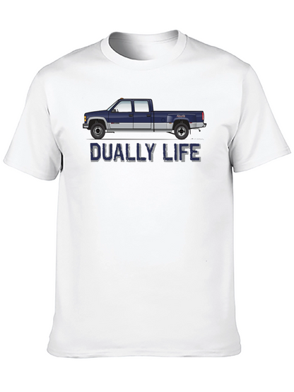 Dually Life Truck T-Shirt - Black Graphic Tee