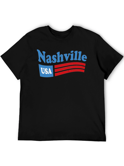 Nashville USA Graphic Tee - Retro Style