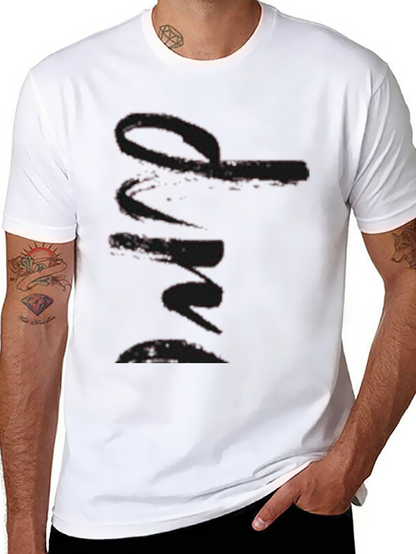 Stylish Black Graphic Print Tee