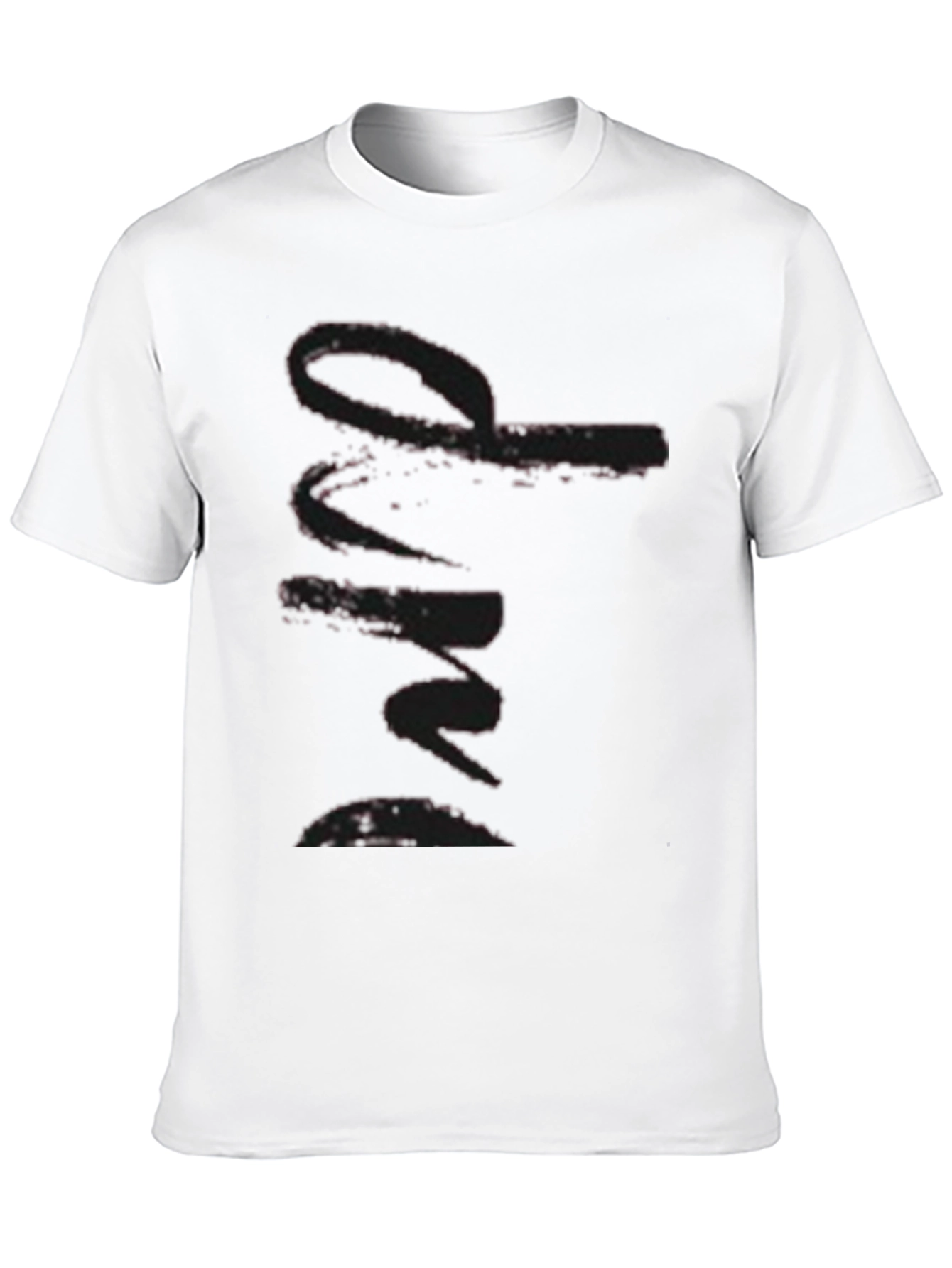 Stylish Black Graphic Print Tee