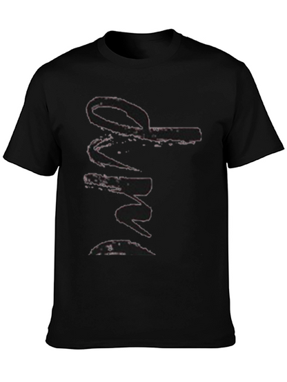 Stylish Black Graphic Print Tee