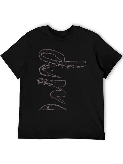 Stylish Black Graphic Print Tee