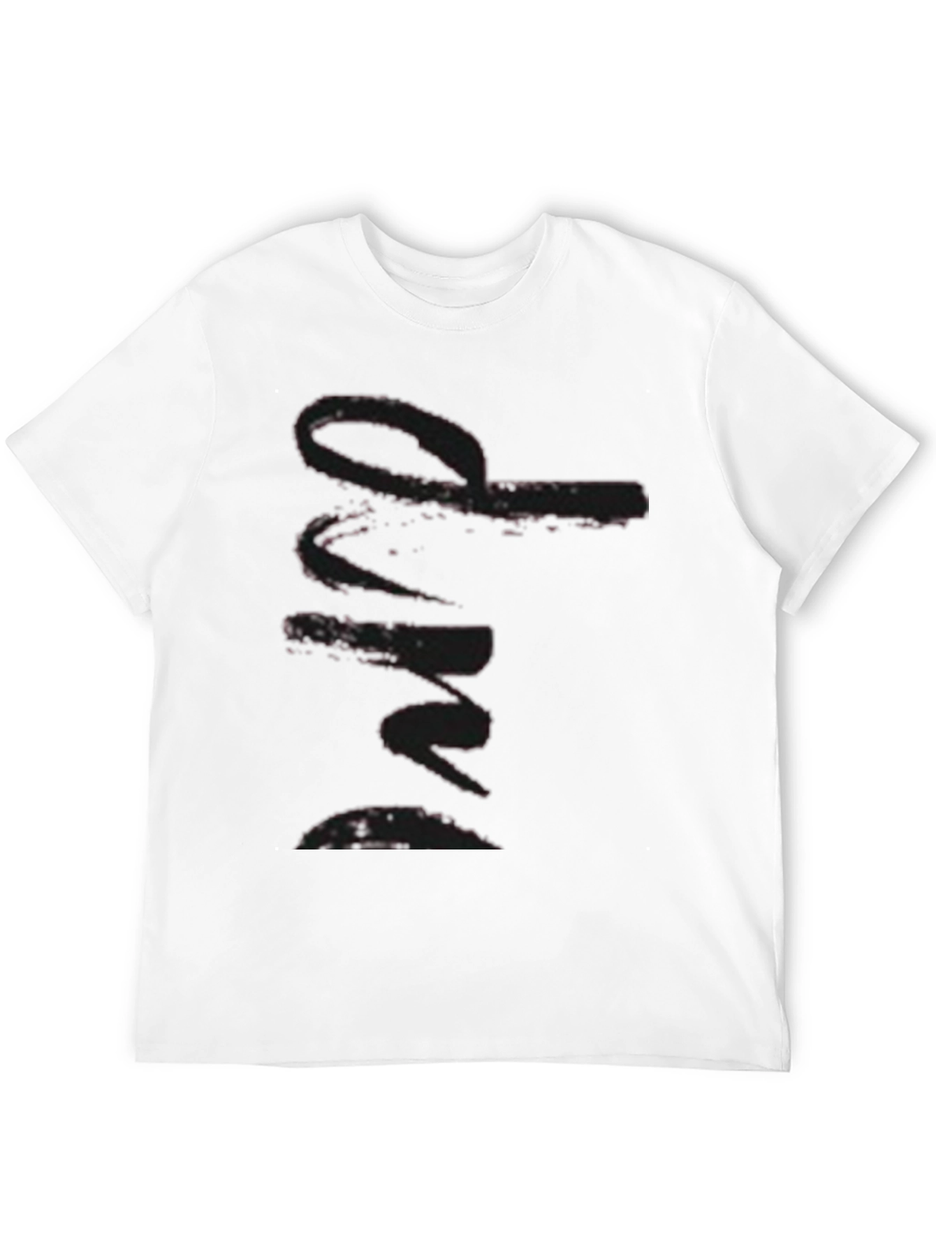 Stylish Black Graphic Print Tee
