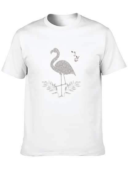 Flamingo Sparkle Graphic Tee