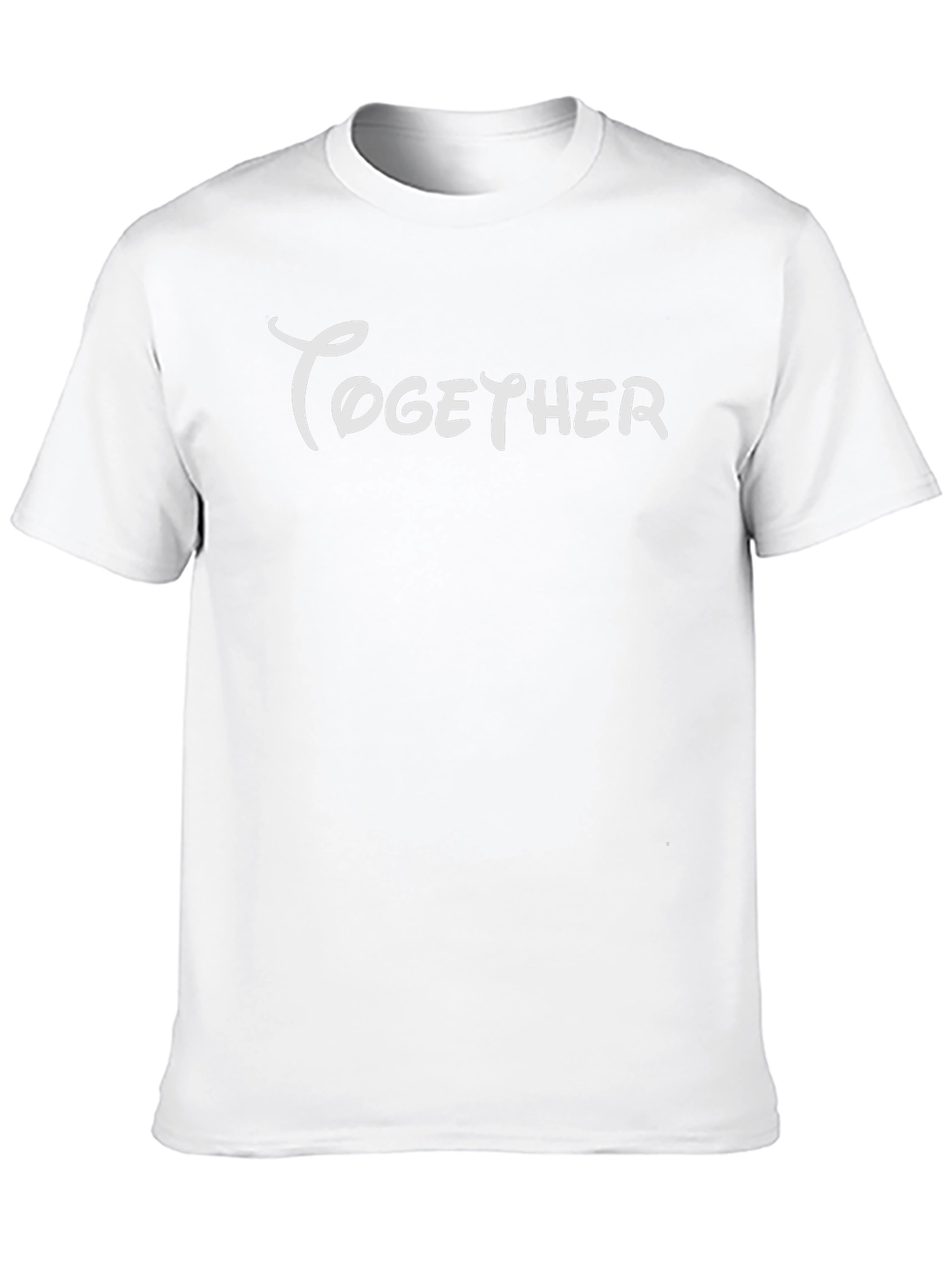Together Graphic Tee - Black Casual T-Shirt