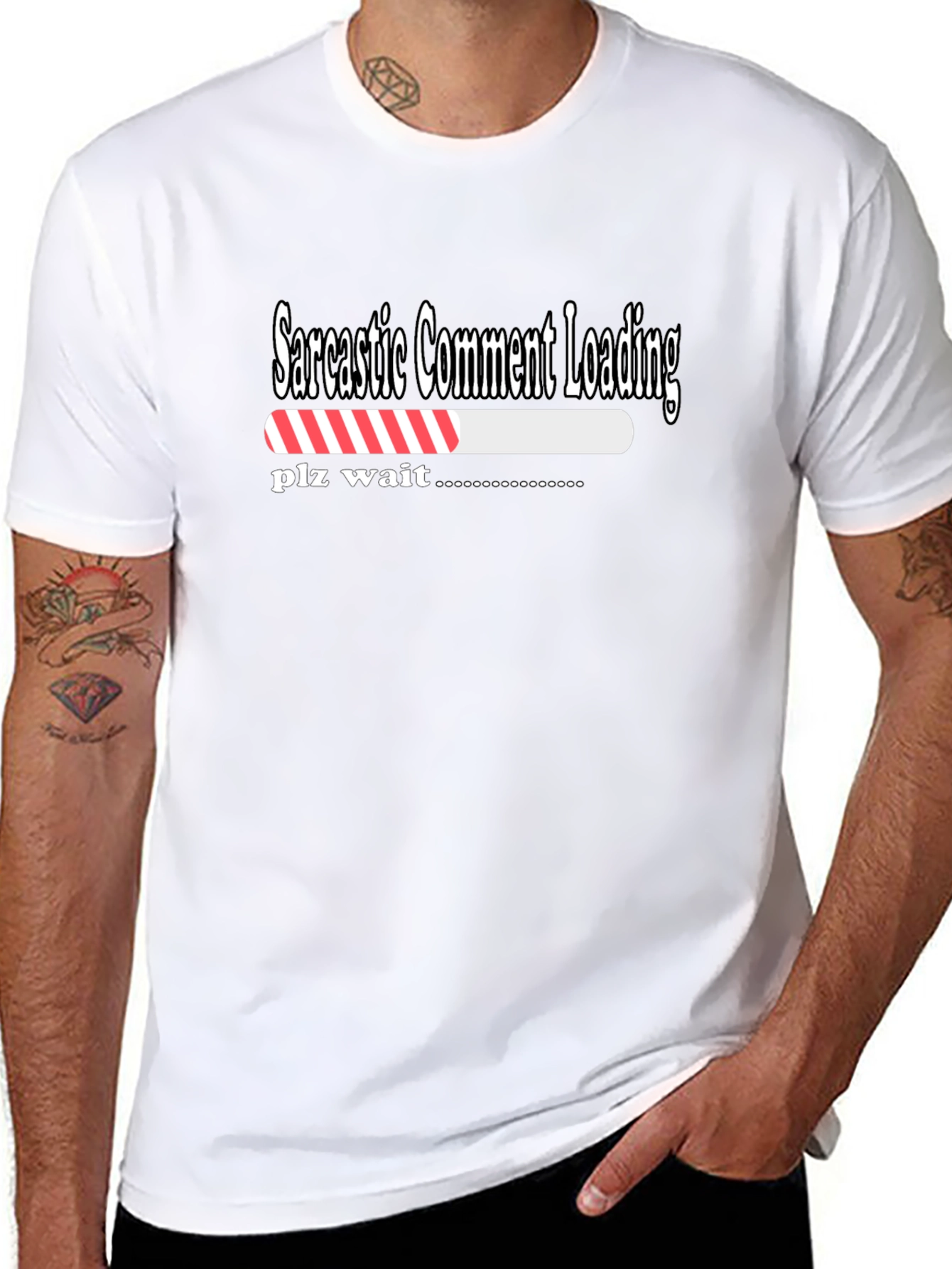 Sarcastic Comment Loading T-Shirt - Funny Humor Tee
