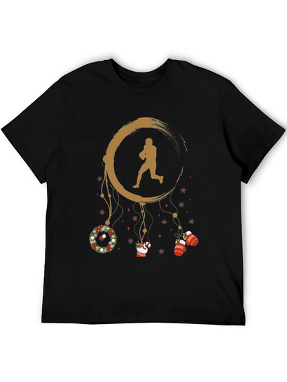 Football Christmas Dream Catcher Graphic Tee