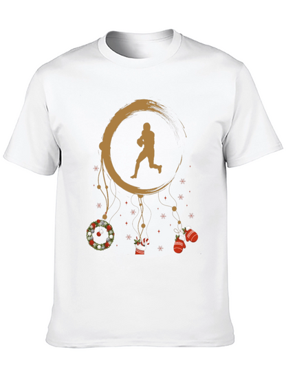 Football Christmas Dream Catcher Graphic Tee