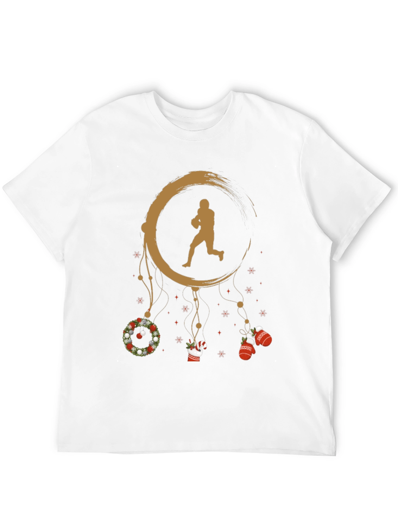 Football Christmas Dream Catcher Graphic Tee
