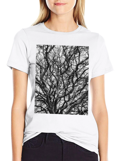 Black Tree Branches Graphic Tee