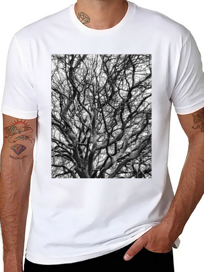 Black Tree Branches Graphic Tee