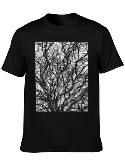 Black Tree Branches Graphic Tee