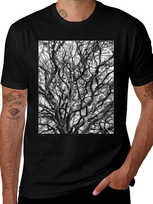 Black Tree Branches Graphic Tee