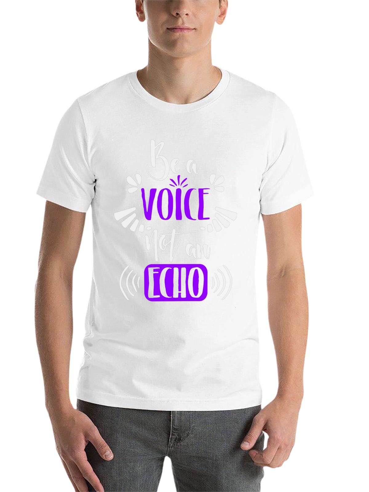 Be a Voice Not an Echo Graphic T-Shirt