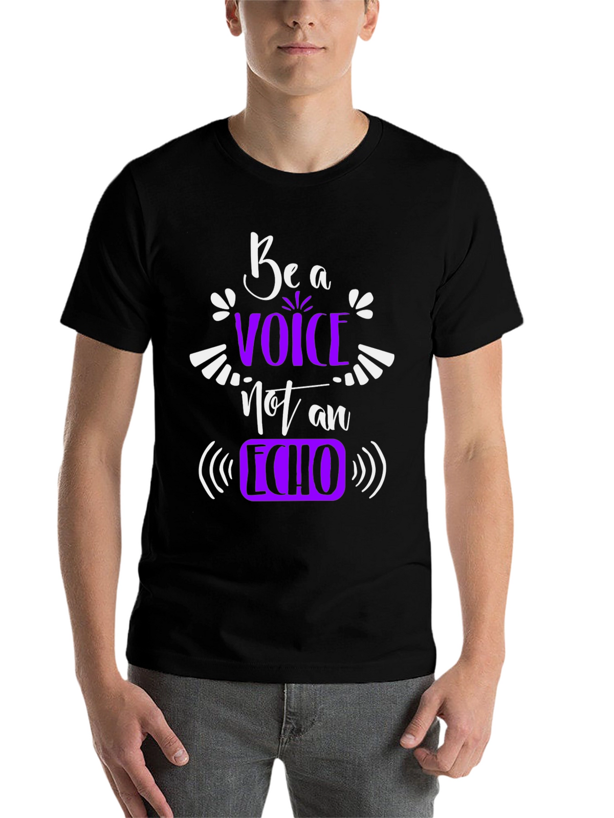 Be a Voice Not an Echo Graphic T-Shirt