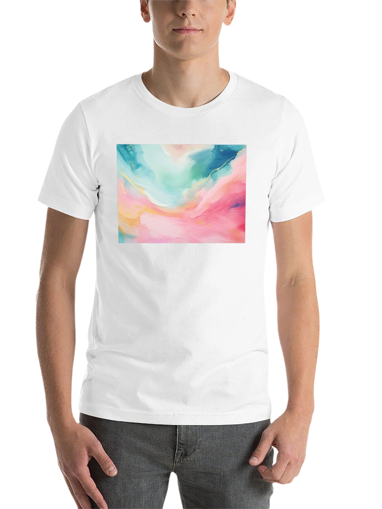 Abstract Art Graphic Tee - Modern Design